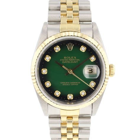 rolex groen goud